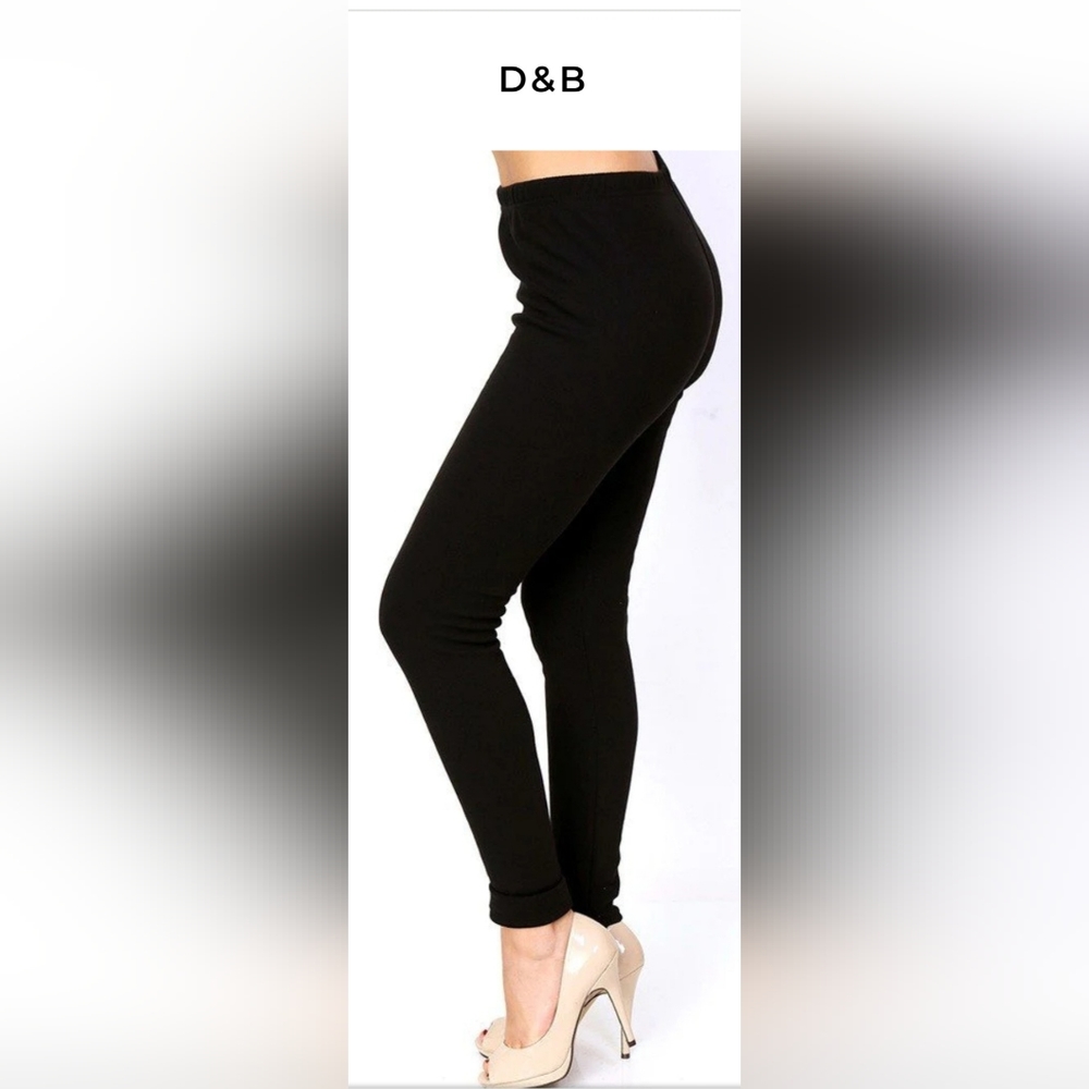 D&B  Black and Blue Leggings Excellent Condition Size S/M